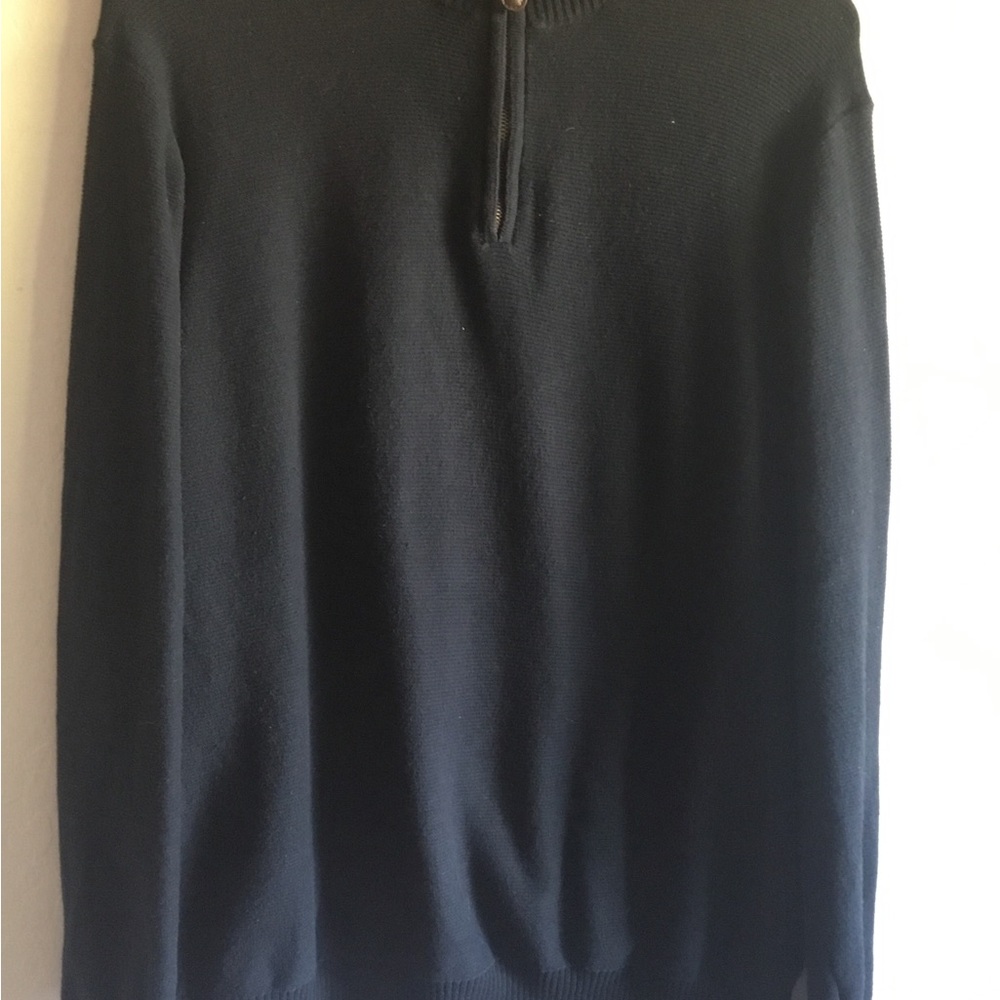 Men's Black Crewneck Sweater
